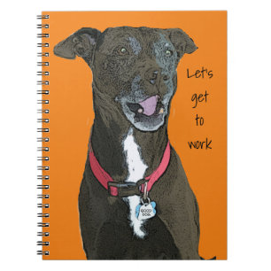 Arbeitshund-Tagebuch Notizblock