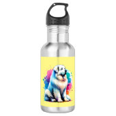 Arbeitshunde Edelstahlflasche (Vorderseite)