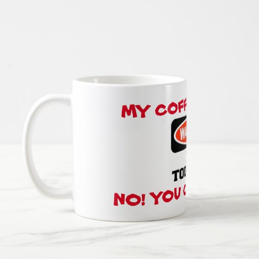 ARBEITSKAFFEE TASSE FUNNY SCHRITT OFF (Links)