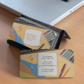 Arbeitskarte des Rechnungsbüros Visitenkarte