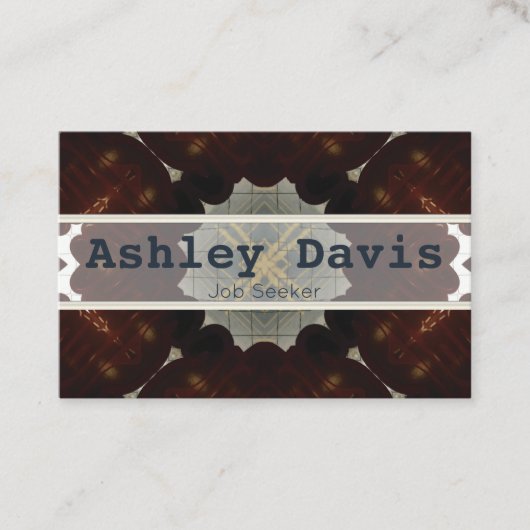 Arbeitskarten Visitenkarte (Vorderseite)