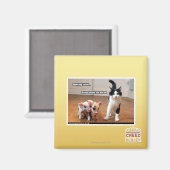 Arbeitskitte Magnet (Vorderseite/Rückseite)