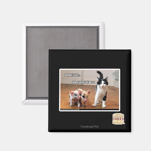 Arbeitskitte Magnet (Vorderseite/Rückseite)