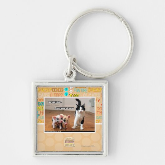 Arbeitskitteh Schlüsselanhänger (Vorne)