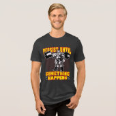 Arbeitskleidung | Ganzkörpertraining Tri-Blend Shirt (Vorderseite voll)