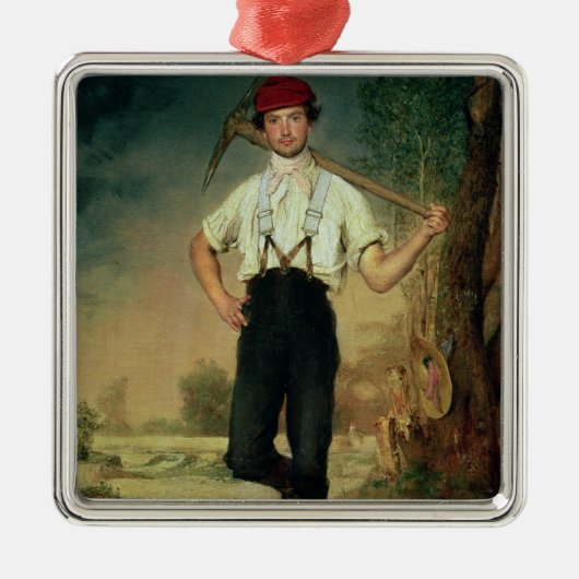Arbeitskraft, 1848 ornament aus metall (Vorne)