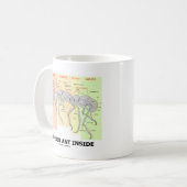Arbeitskraft-Ameisen-Innere (Ameisen-Anatomie) Kaffeetasse (Vorderseite Links)