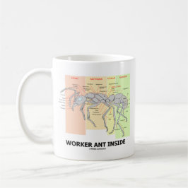 Arbeitskraft-Ameisen-Innere (Ameisen-Anatomie) Kaffeetasse