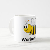 Arbeitskraft-Biene Kaffeetasse (Vorderseite Links)