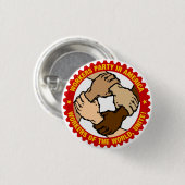 Arbeitskraft-Party-Knopf (klein) Button (Vorne & Hinten)