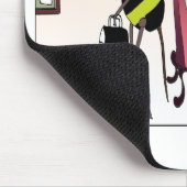 Arbeitskraft und pensionierte Biene Mousepad (Ecke)