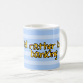 Arbeitskraftbiene - Banker Kaffeetasse (VorderseiteRechts)