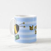 Arbeitskraftbiene - Banker Kaffeetasse (Vorderseite Links)