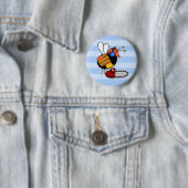Arbeitskraftbiene - Holzfäller Button (Beispiel)