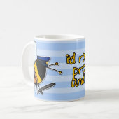 Arbeitskraftbiene - Polizeibeamte Kaffeetasse (Vorderseite Links)