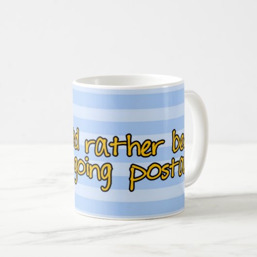 Arbeitskraftbiene - Postangestellter Kaffeetasse (VorderseiteRechts)