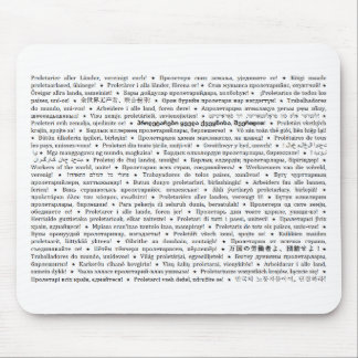 Arbeitskräfte der Welt, vereinigen! Mousepad