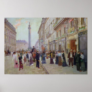 Arbeitskräfte, die den Maison Paquin verlassen Poster