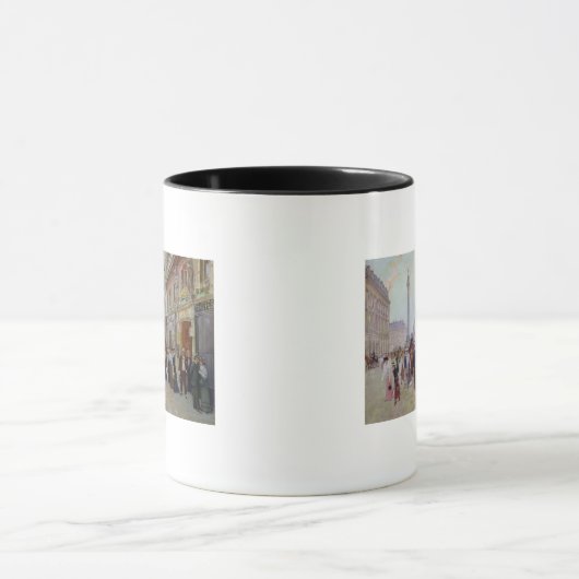 Arbeitskräfte, die den Maison Paquin verlassen Tasse (Zentrum)