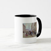 Arbeitskräfte, die den Maison Paquin verlassen Tasse (VorderseiteRechts)