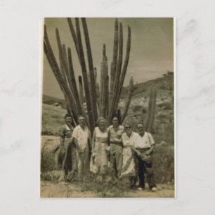 Arbeitskräfte für Esso in Aruba Postkarte