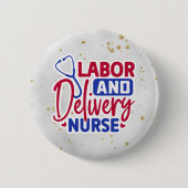 Arbeitskräfte- und Lieferkrankenversorgung | Grau  Button (Vorderseite)