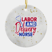 Arbeitskräfte- und Lieferkrankenversorgung | Grau  Keramik Ornament (Vorne)