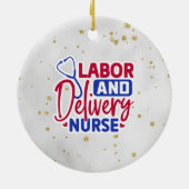 Arbeitskräfte- und Lieferkrankenversorgung | Grau  Keramik Ornament (Hinten)