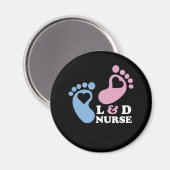 Arbeitskräfte- und Lieferkrankenversorgung Magnet (Vorderseite/Rückseite)