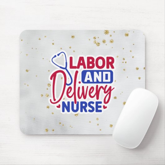 Arbeitskräfte- und Lieferkrankenversorgung Mousepad (Mit Mouse)
