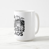 Arbeitskulturelles Design Kaffeetasse (VorderseiteRechts)