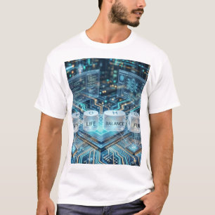Arbeitslebensbalance Tech-Programmierer Coding T-Shirt
