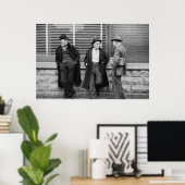 Arbeitslose Bergleute Poster (Heimbüro)