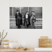 Arbeitslose Bergleute Poster (Küche)