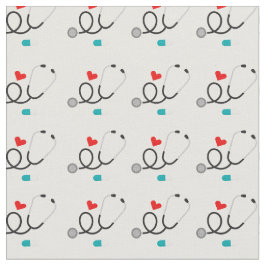 Arbeitsmaterial für niedliche Krankenschwestern Stoff