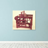 Arbeitsmodell eines Sitzes Leinwanddruck (Insitu (Holzboden))