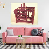 Arbeitsmodell eines Sitzes Leinwanddruck (Insitu (Wohnzimmer))