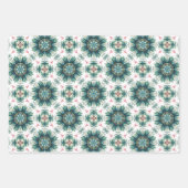 ARBEITSPAPIER - 3 SCHUHE DER WASSERFARBENJUNGLE GESCHENKPAPIER SET (Vorderseite 3)