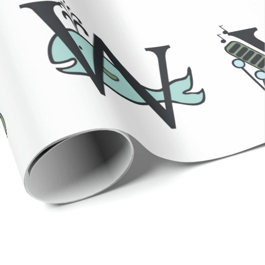 ARBEITSPAPIER: ALPHABET CHARTA GESCHENKPAPIER (Rolleneckpunkt)