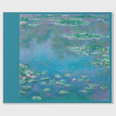 ARBEITSPAPIER: CLAUDE MONET: WASSERLILIEN GESCHENKPAPIER (Flach)