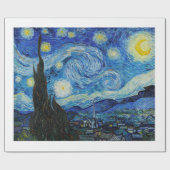 ARBEITSPAPIER: DIE STARRY NACHT: VAN GOGH GESCHENKPAPIER (Flach)