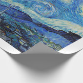 ARBEITSPAPIER: DIE STARRY NACHT: VAN GOGH GESCHENKPAPIER (Ecke)