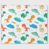 ARBEITSPAPIER: DINOSAURS GESCHENKPAPIER (Flach)