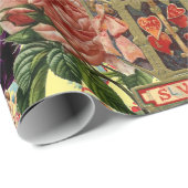 ARBEITSPAPIER FÜR BLUME UND HERZEN GESCHENKPAPIER (Rolleneckpunkt)