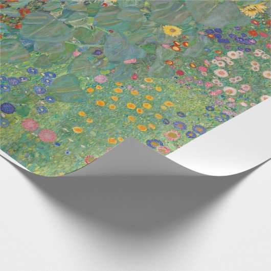 ARBEITSPAPIER: GUSTAV KLIMT: FARM GARDEN GESCHENKPAPIER (Ecke)