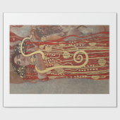 ARBEITSPAPIER: GUSTAV KLIMT: HYGIEIA: 1907 GESCHENKPAPIER (Flach)