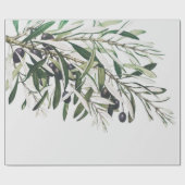ARBEITSPAPIER: MERRY CHRISTMAS OLIVE BRANCH GESCHENKPAPIER (Flach)
