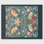 ARBEITSPAPIER: MORRIS: STRAWBERRY THIEVES GESCHENKPAPIER (Flach)