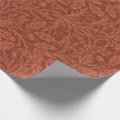 ARBEITSPAPIER: WILLIAM MORRIS : ACORNS GESCHENKPAPIER (Ecke)