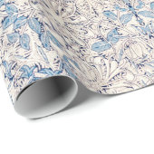 ARBEITSPAPIER: WILLIAM MORRIS : HONEYSUCKLE GESCHENKPAPIER (Rolleneckpunkt)